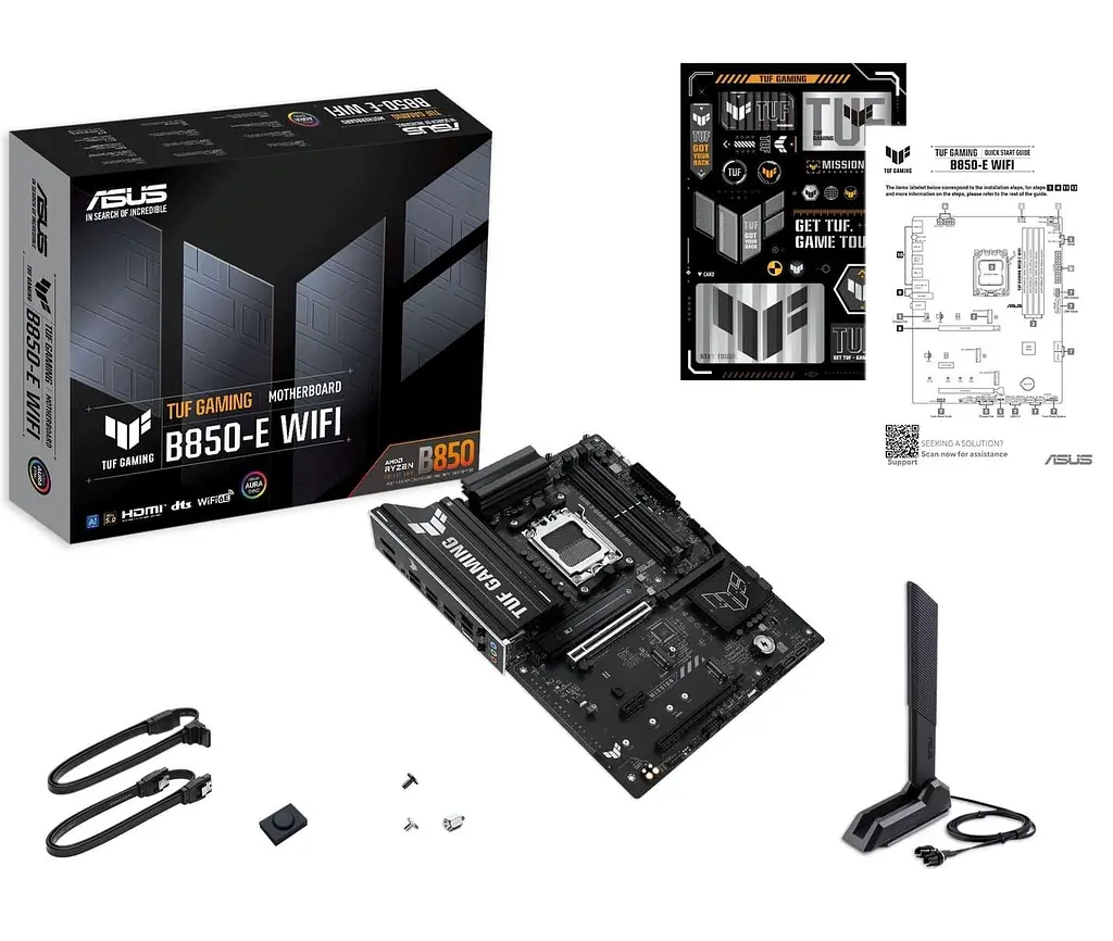 Материнська плата ASUS TUF GAMING B850-E WIFI (TUF GAMING B850-E WIFI) (Socket AM5, AMD B850, ATX) - фото 7