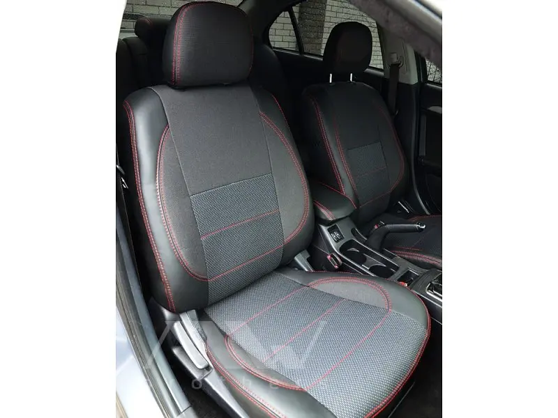 Авточохли модельні MW Brothers для Mitsubishi Lancer X c 2007 - фото 5