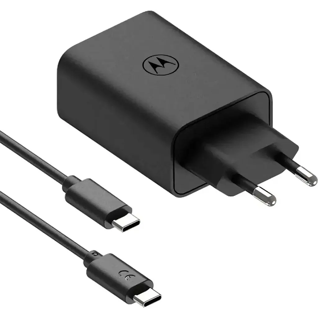 Сетевое зарядное устройство Motorola TurboPower 50W Black + Сable Type-C to Type-C Black [SJMC502] [117775] - фото 3