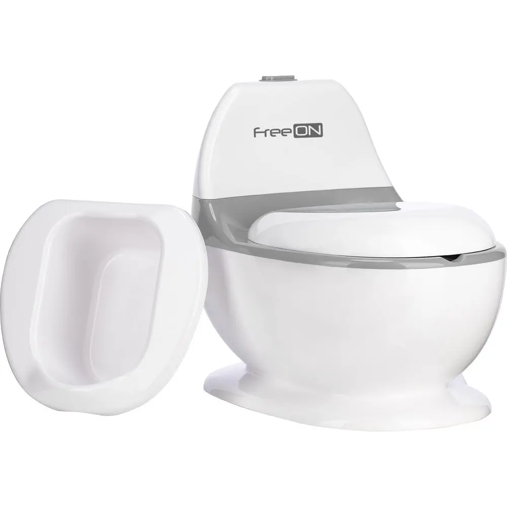Горшок детский FreeON со звуком смыва белый (49249) - фото 4