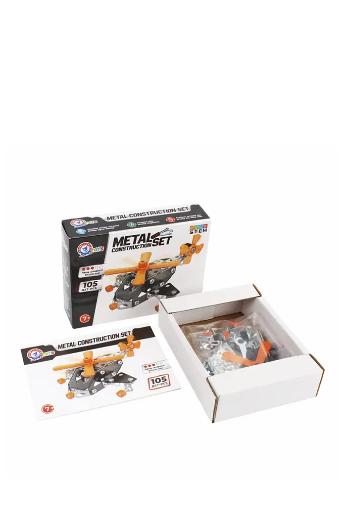 Конструктор металевий гелікоптер ТехноК  Technok Toys 0143 ЦБ-00282348 - фото 10