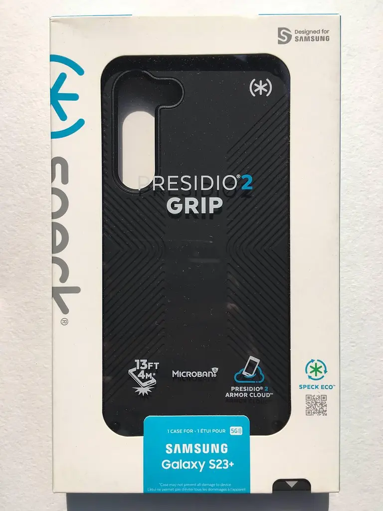 Оригінальний протиударний чохол для Samsung Galaxy S23 Plus (S916) Speck Presidio2 Grip Black 150340-D143 - фото 2