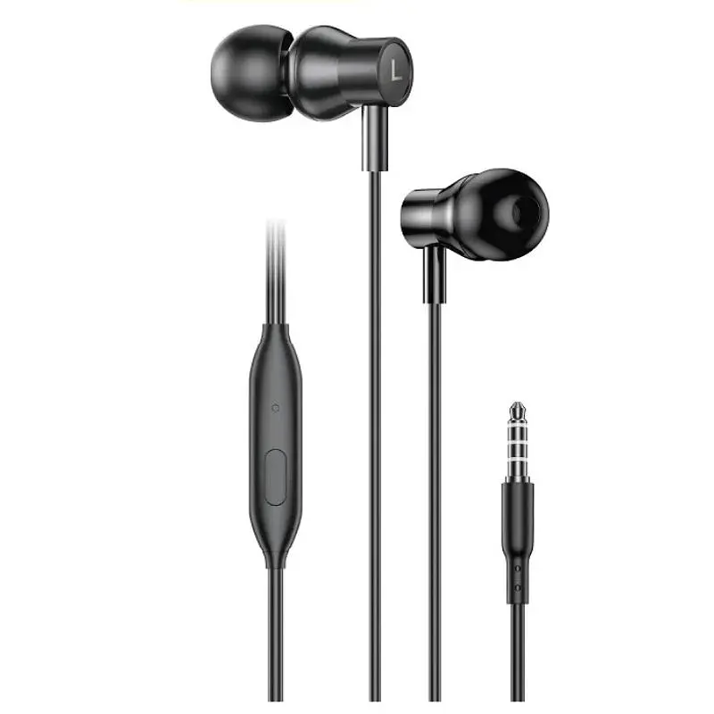 Гарнітура Foneng EP500 heavy bass metal remote earphone (EP500-E-R-HBM) - фото 2