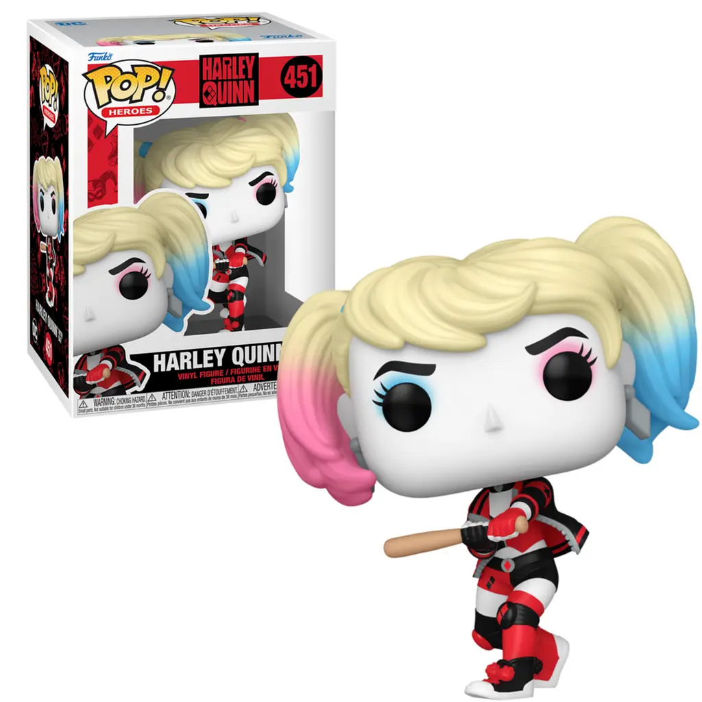 Фигурка Funko Pop DC Heroes Harley Quinn with Bat Харли Квинн 10 см (FP DC HQ 451) - фото 2