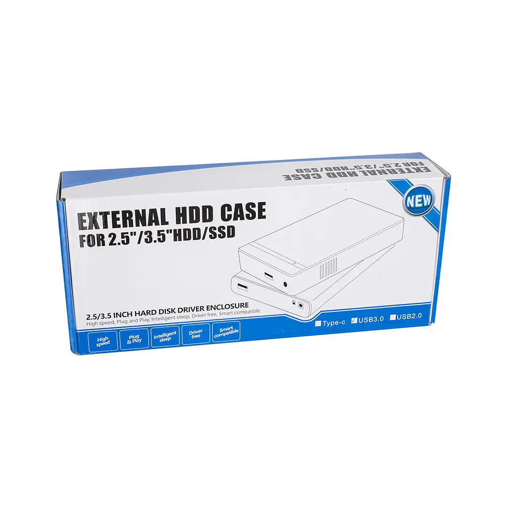 Кишеня зовнішня PowerPlant HDD 2.5/3.5" USB3.0 (HC380404) - фото 3