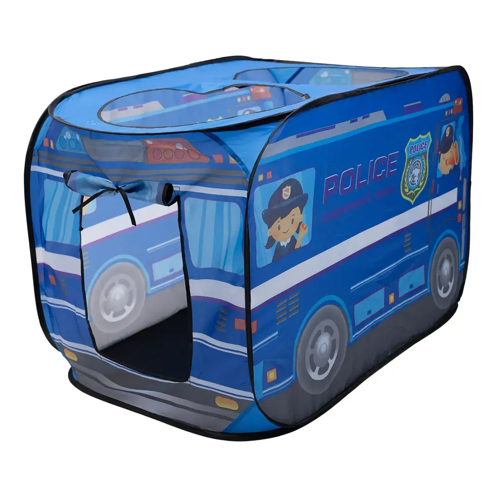 Намет дитячий ігровий LUGI HP-S-5NDBL Поліцейська машина 110х70х66 см синій - фото 4