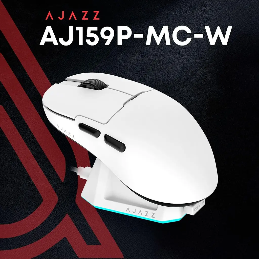 Мышь Ajazz AJ159P MC White Charging Dock (AJ159P-MC-W) - фото 5