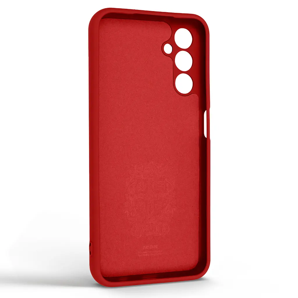 Силиконовый чехол для Samsung Galaxy A14 5G (A146)/A14 4G (A145), Icon Ring, красный, панель-накладка, с кольцом-подставкой на 360°, противоударный, возможность использования магнитных держателей, ArmorStandart (ARM68757) - фото 2
