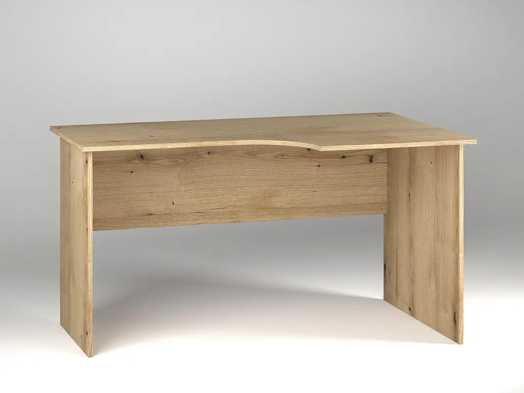 Стол угловой Правый ОП-202 Orange-Line 1400х840/600х750 Дуб Эвок прибрежный - фото 2