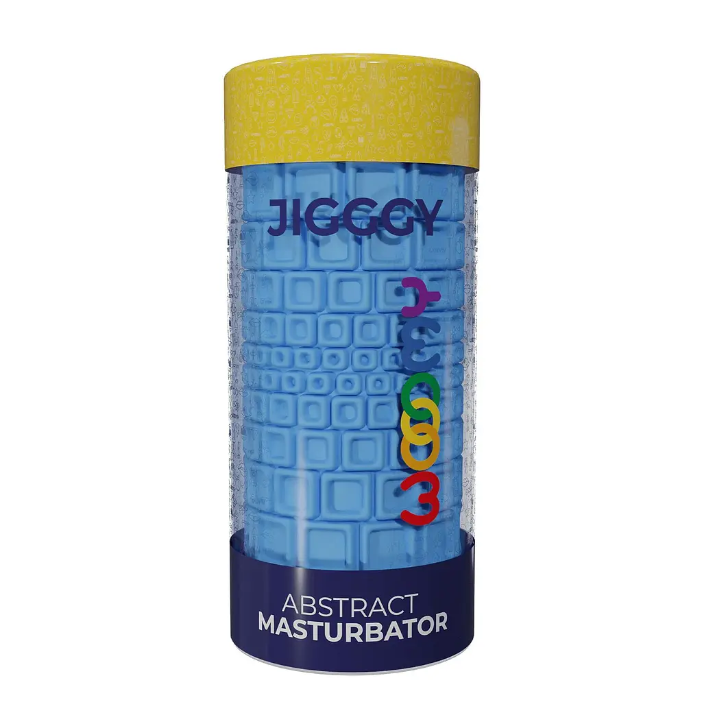 Мастурбатор Wooomy Jigggy Abstract Masturbator, наскрізний, двосторонній - фото 8
