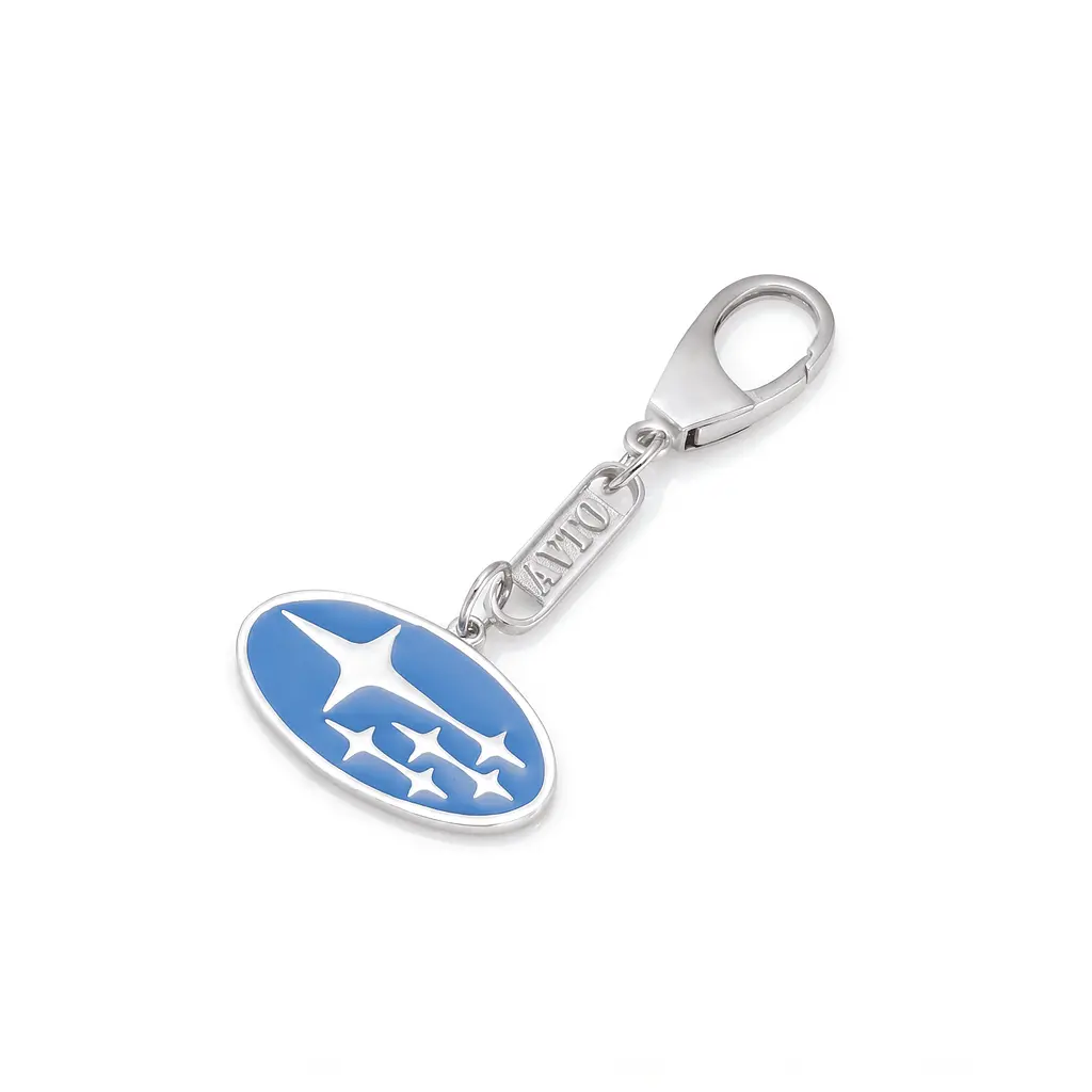 Срібний брелок Subaru (Субару) (9014.1)