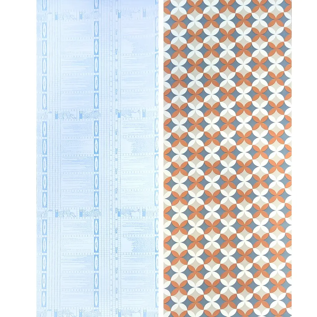 Самоклеюча плівка Sticker Wall SW-00001220 Помаранчеві квіти 0,45х10м - фото 2