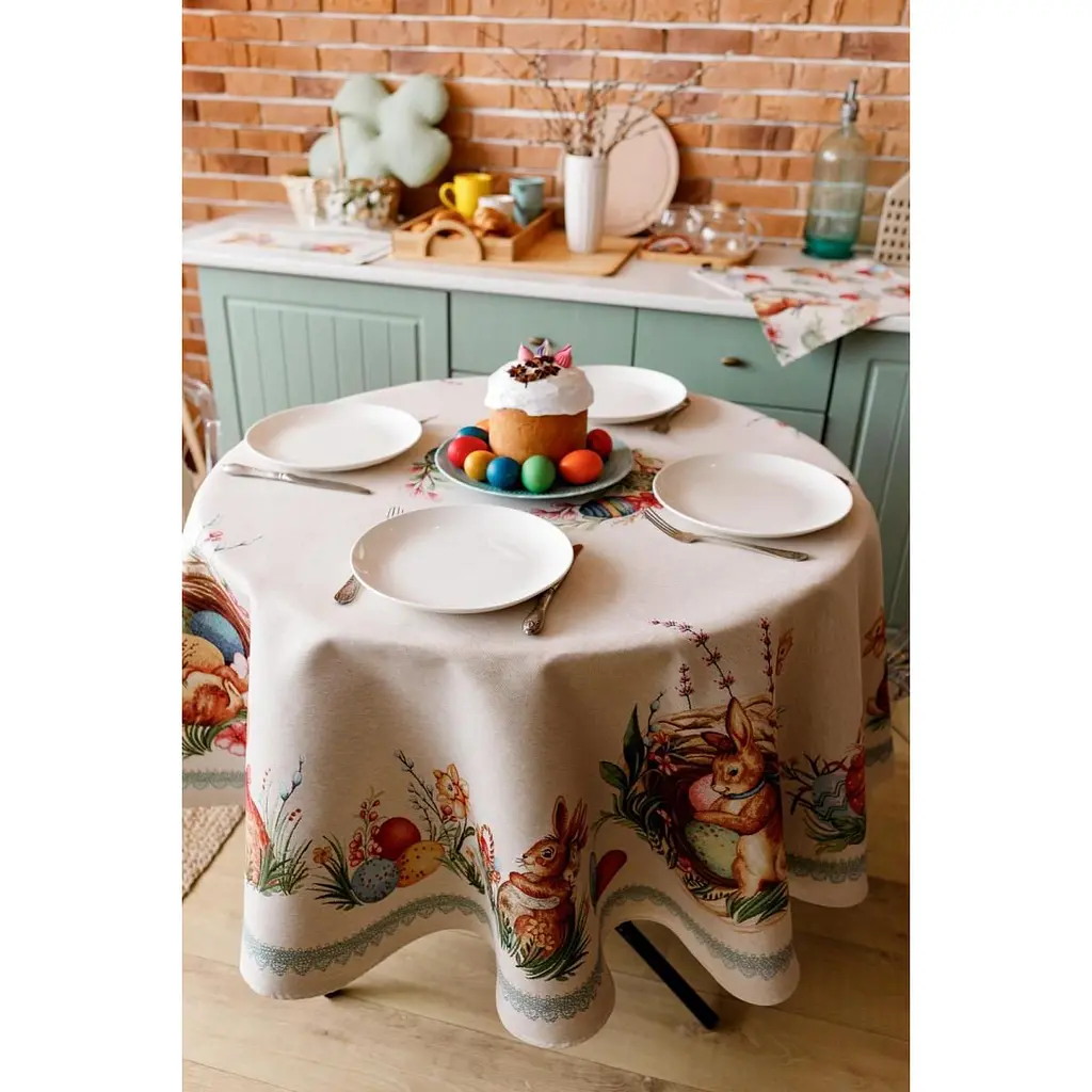 Скатертина Прованс Злагода овальна 240х135 см (34187) - фото 6