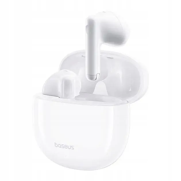 Беспроводные наушники Baseus Bowie E13 True Wireless Earphones, BT5.3, 40mAh, 400mAh, 6h, White A00059701217-Z1 - фото 2