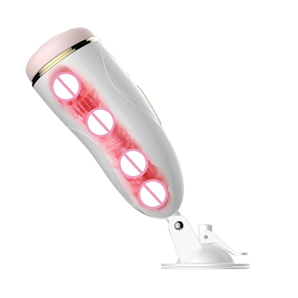 Автоматичний мастурбатор FoxShow Vibrating Vagina Cup з інтерактивною функцією - фото 8