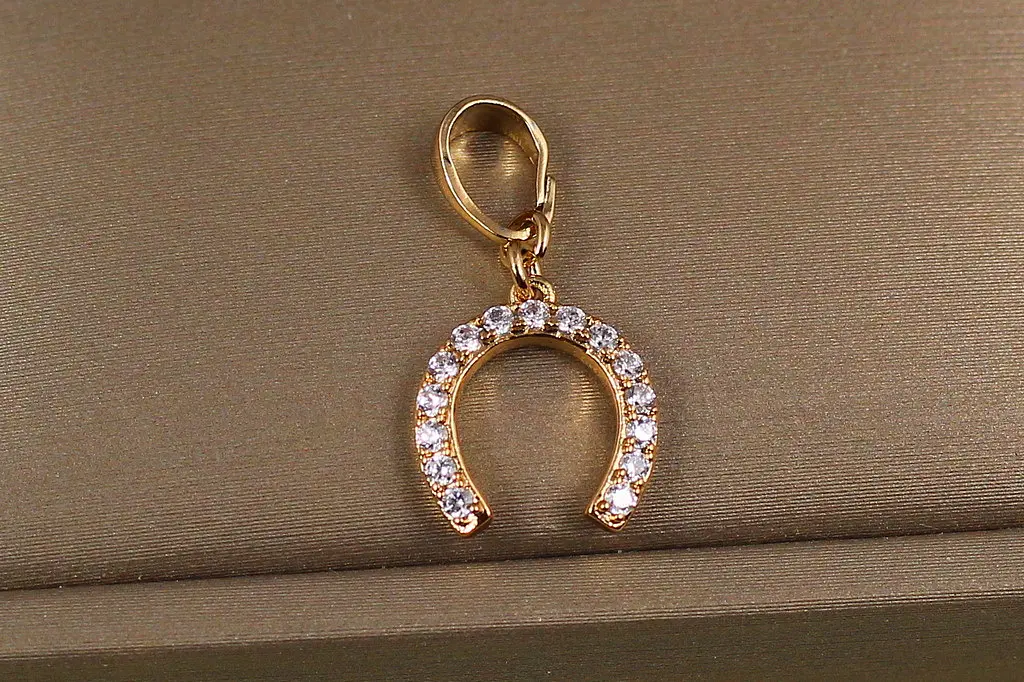 Кулон Xuping Jewelry маленька підковка 10 мм золотистий