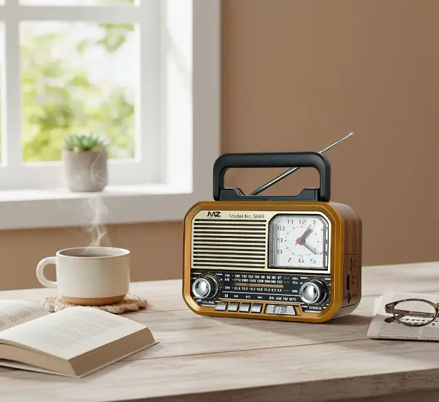 Радиоприемник NNS NS-7778BT — портативный Bluetooth FM/AM аккумуляторный - фото 3