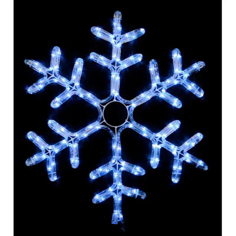 Гірлянда Delux Motif flash Snowflake 55 см білий IP44 EN (90012963)