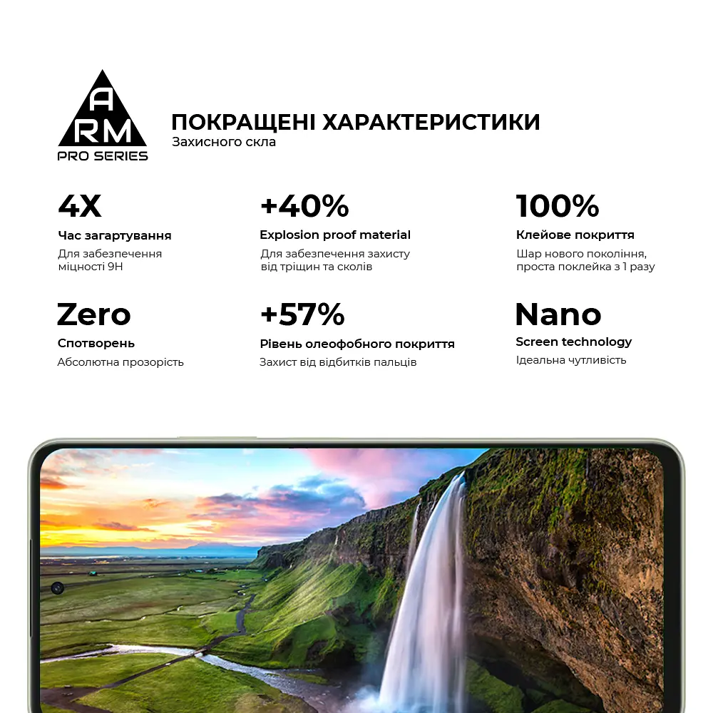 Захисне скло на OPPO A5 Pro 4G/A5 Pro 5G з олеофобним покриттям, Pro, повне проклеювання, антистатичний і пиловідштовхуючий шар, 9H, самоклеючеся, 2.5D, на весь екран, антистатичний клей, ArmorStandart (ARM85390) - фото 5