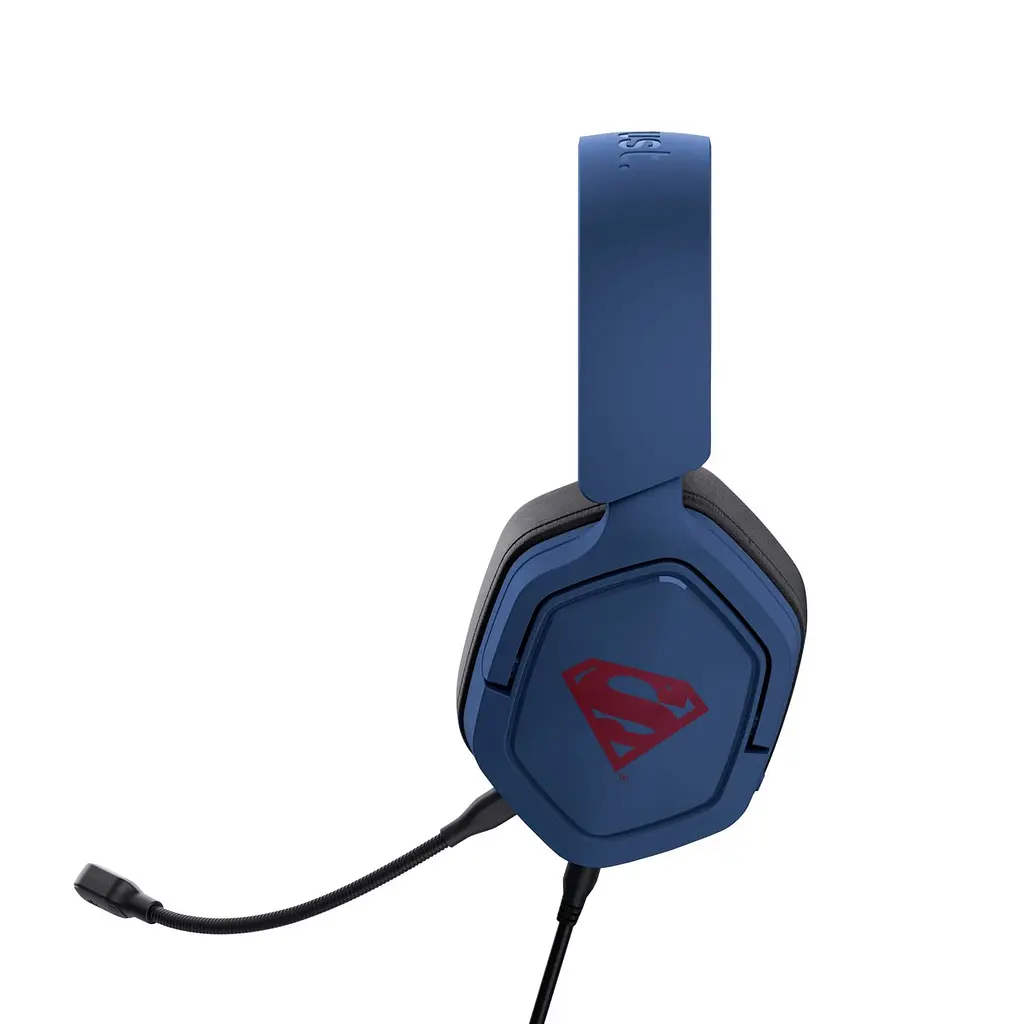 Гарнітура GXT492SM Carus Superman edition, 3.5 мм, синій Trust teh0024820 - фото 5