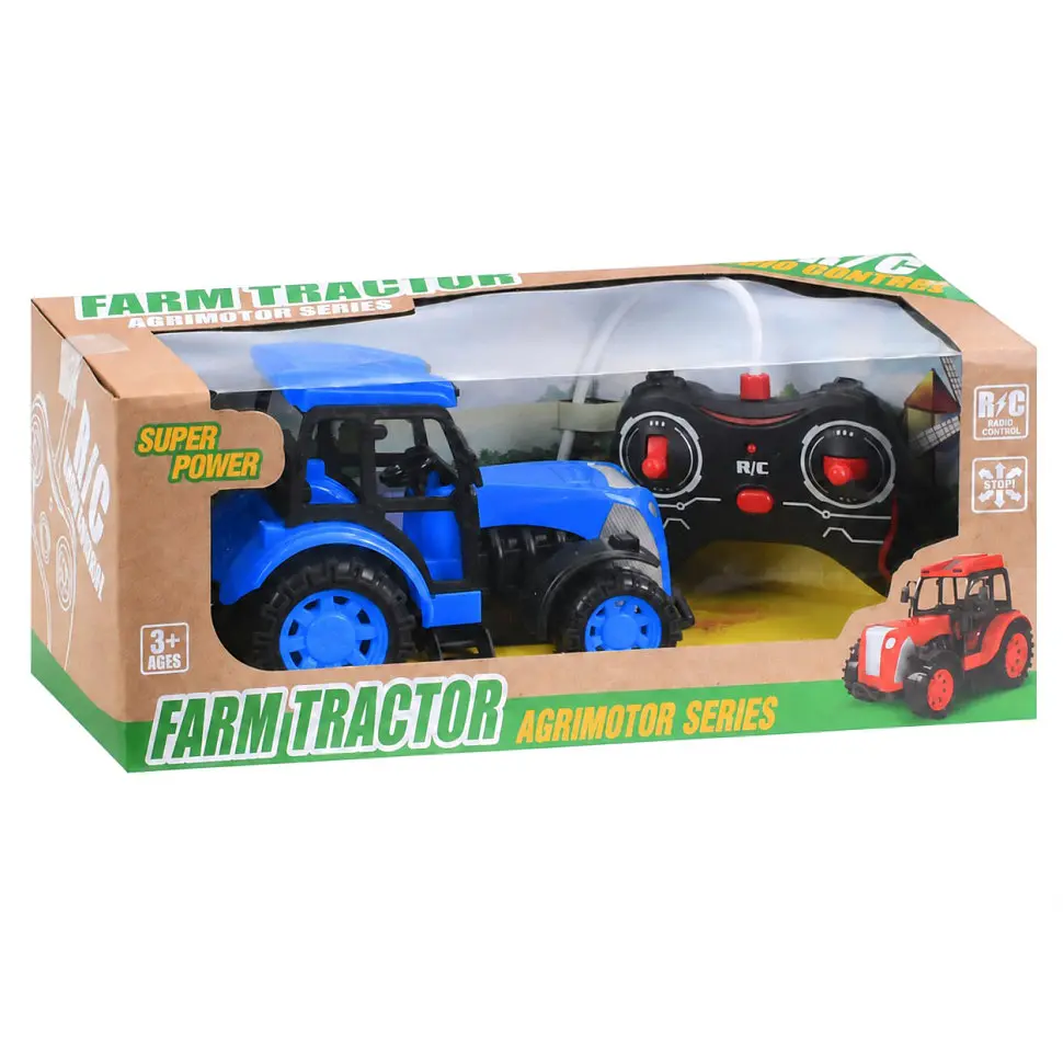 Трактор Bambi на радіокеруванні CR1922(Blue), акумулятор, USB-зарядне, 20 см - фото 2