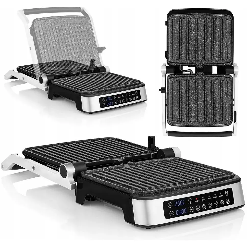 Електрогриль Zeeegma Grill Chef Silver - фото 3