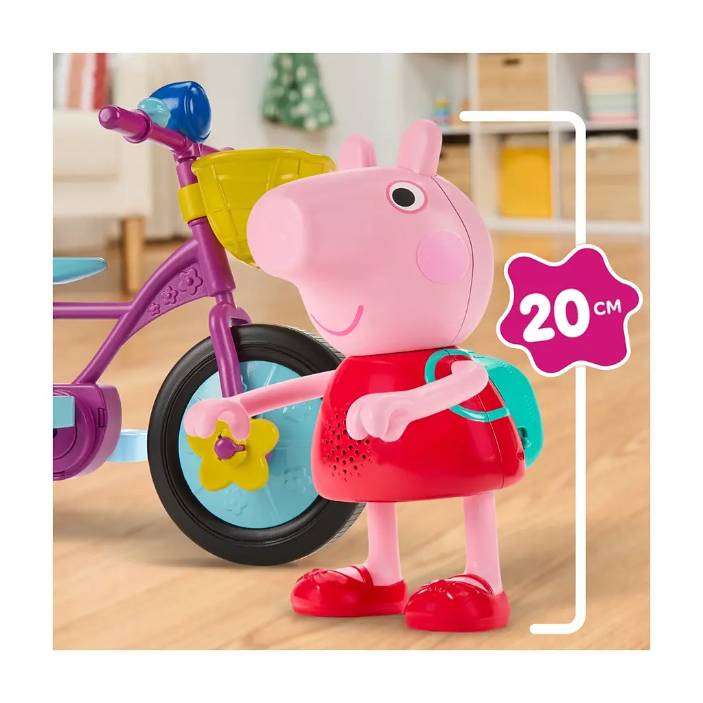 Інтерактивна іграшка Peppa Pig Пеппа на велосипеді (G2177) - фото 6