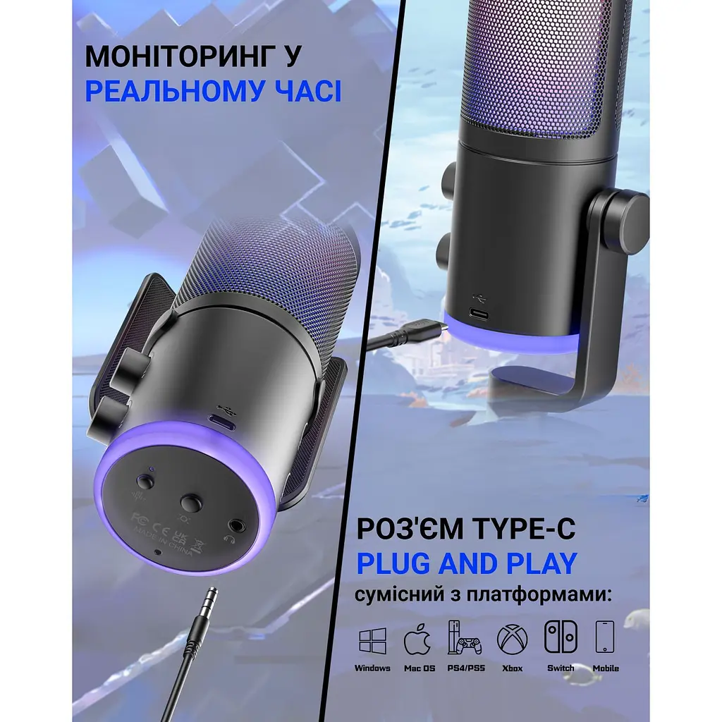 Мікрофон Fifine USB (AM6) - фото 6