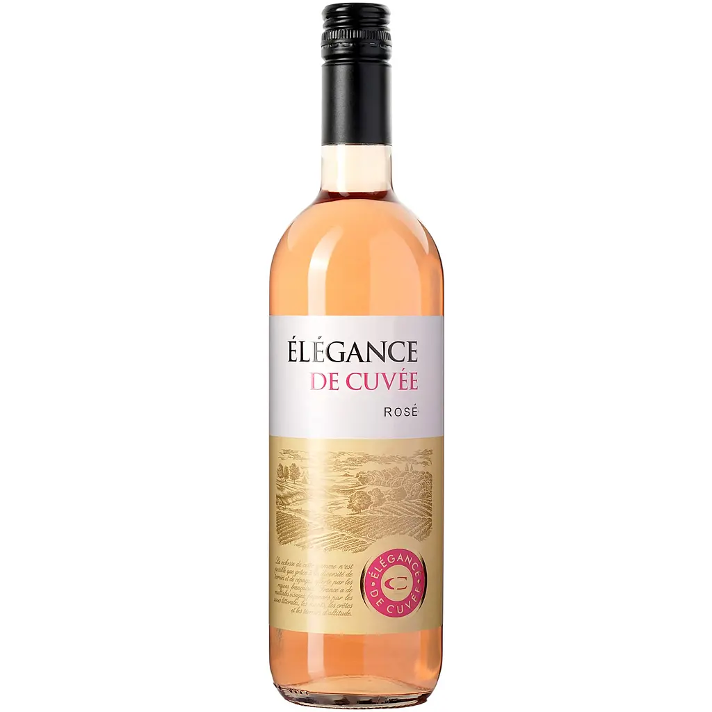 Вино Elegance de Cuvee Rose рожеве сухе 0.75 л