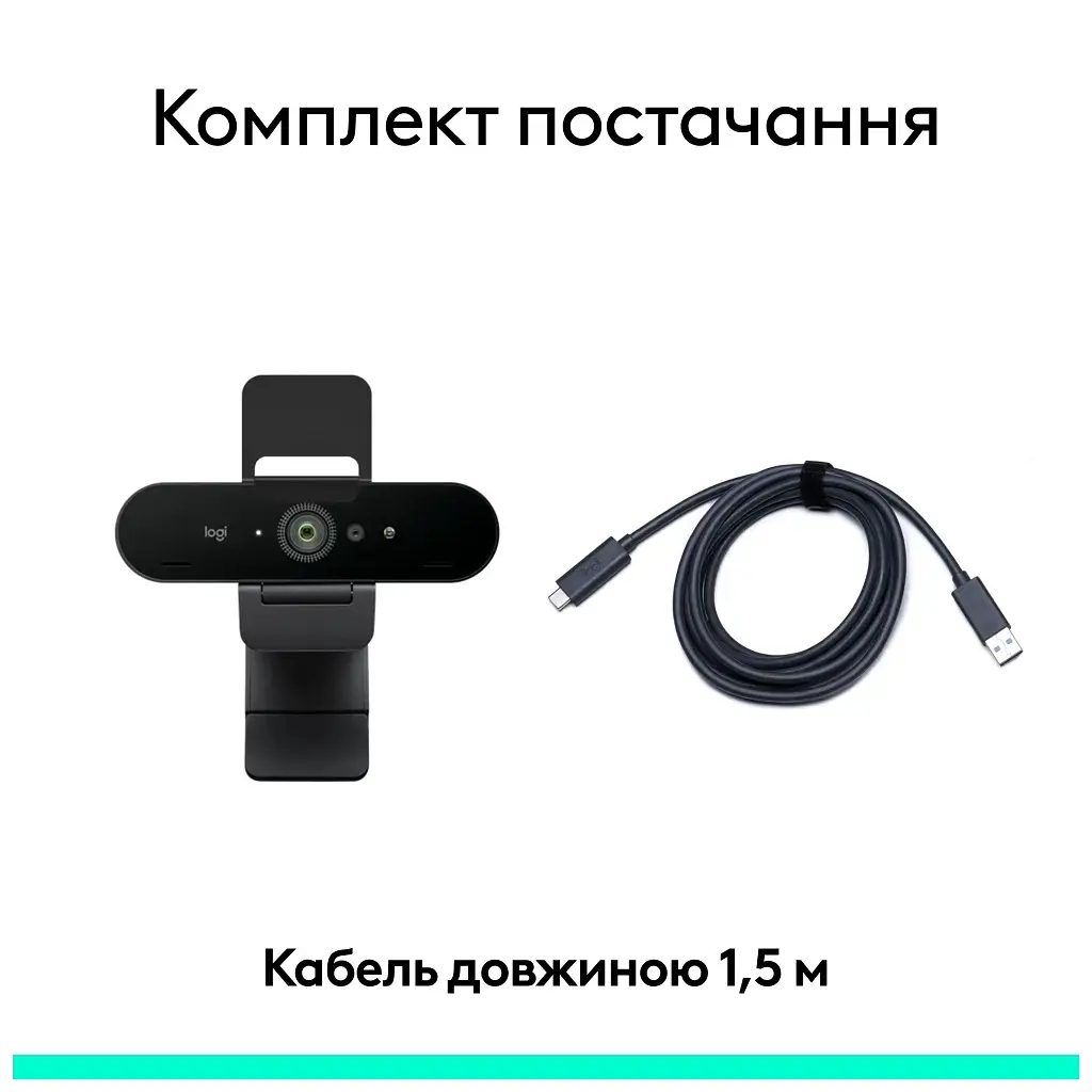 Веб-камера Logitech Brio 4K Ultra HD for Business Graphite (960-001746) - фото 8
