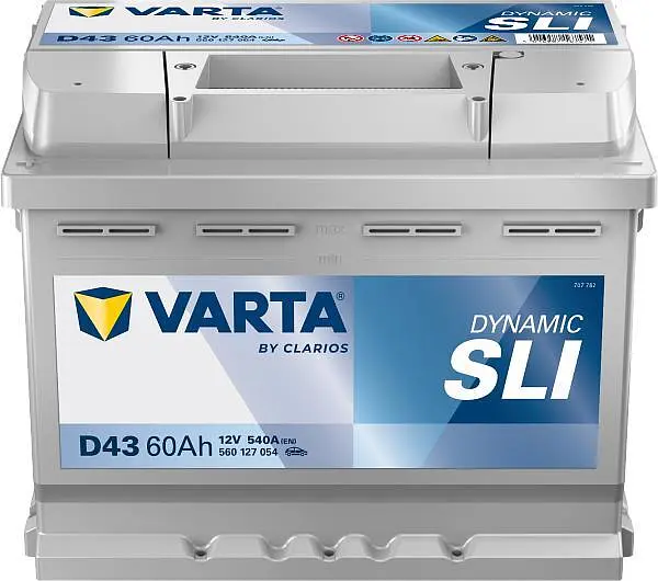 Акумулятор Varta Dynamic SLI 12В 60Аг 540А (EN) L+ (560127054)