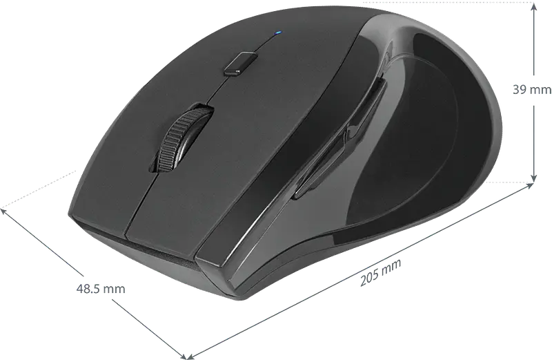 Bluetooth миша DEFENDER Accura MM-295 (52295) black UA - фото 3