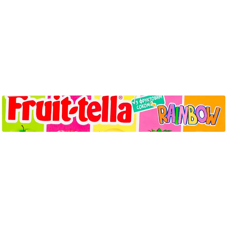 Жувальні цукерки Fruit-tella Веселка 41 г (87366181)