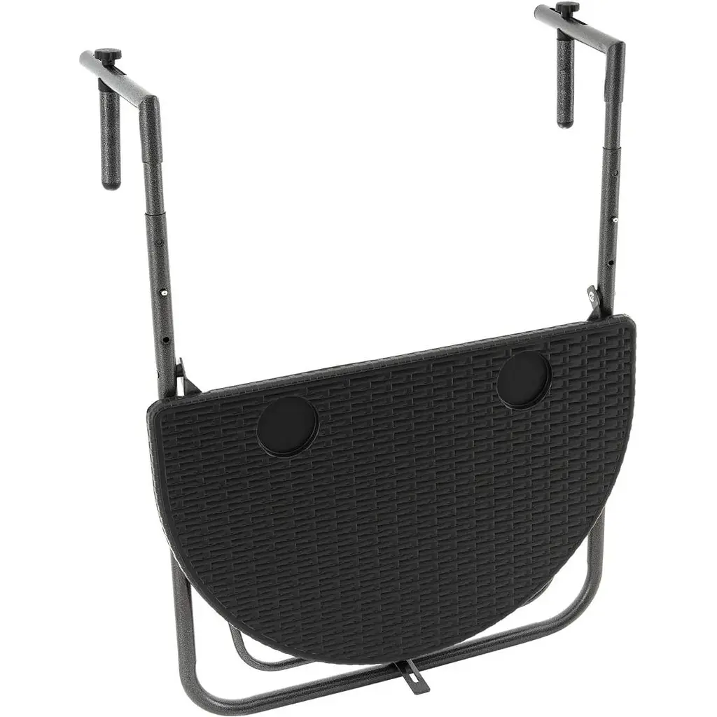 Підвісний столик Chomik Garden Line Mono балконний чорний - фото 3