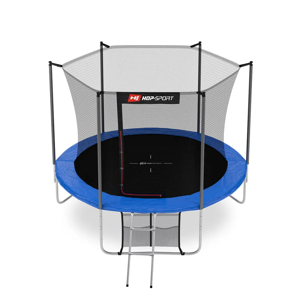 Батут Hop-Sport 10ft (305см) синій з внутрішньою сіткою - фото 6