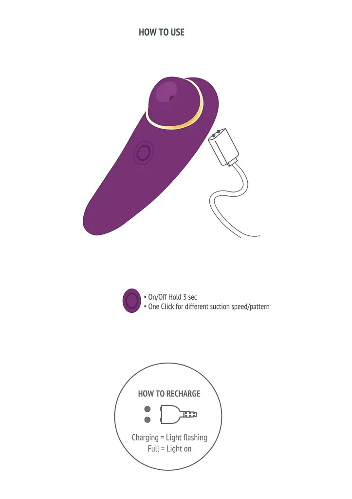 Вакуумный стимулятор клитора с вибрацией Xocoon Sensual Sway фиолетовый - фото 7