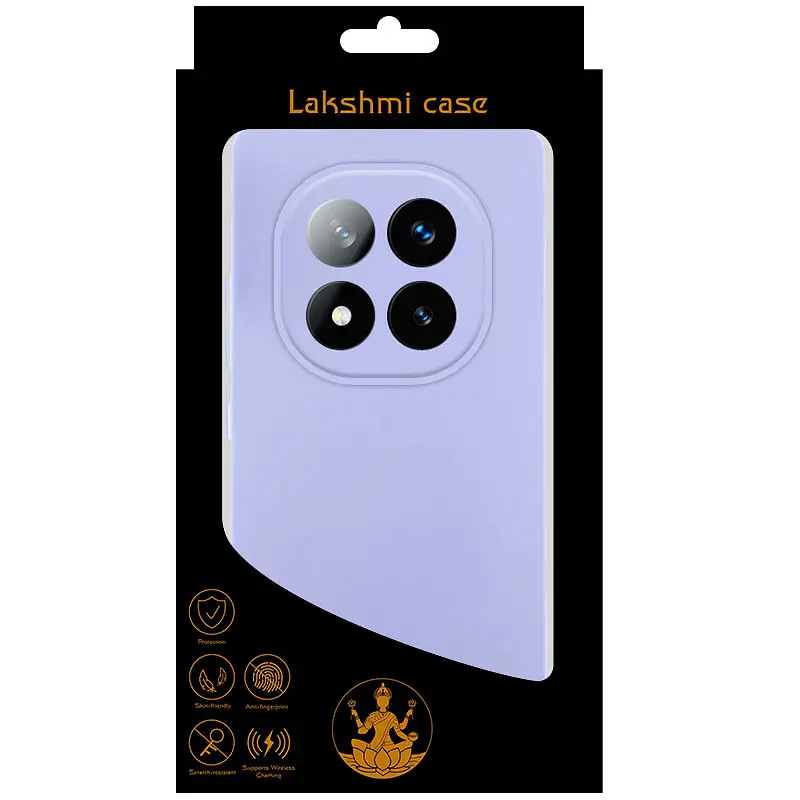 Чехол Silicone Cover Lakshmi Full Camera (AAA) для Xiaomi Poco X7 Сиреневый / Dasheen - фото 4