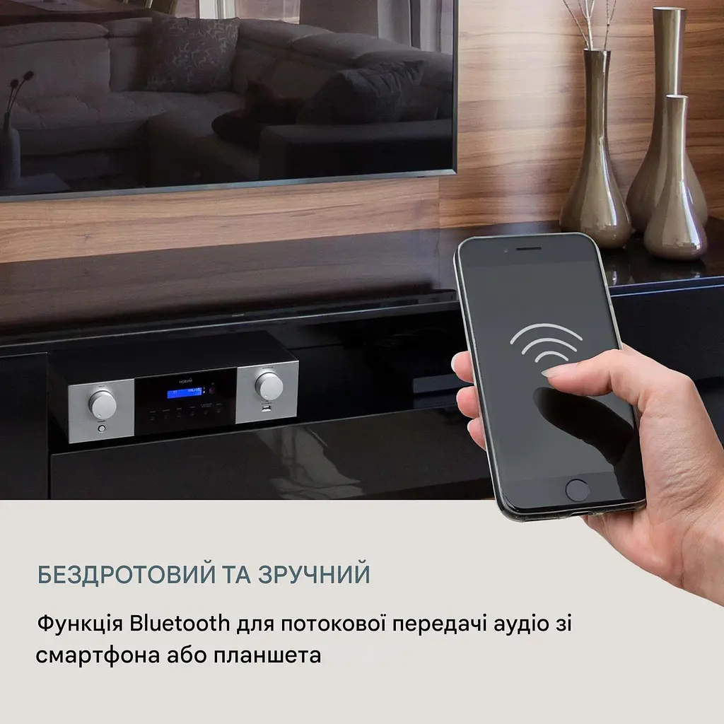 Стерео підсилювач Auna AMP-4000 DAB Hifi 400Вт (10038330) - фото 2