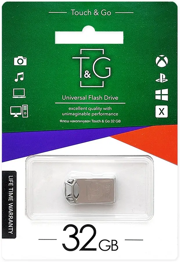 Флеш-накопитель USB 32GB T&G 110 Metal Series Серебристый (TG110-32G) - фото 3