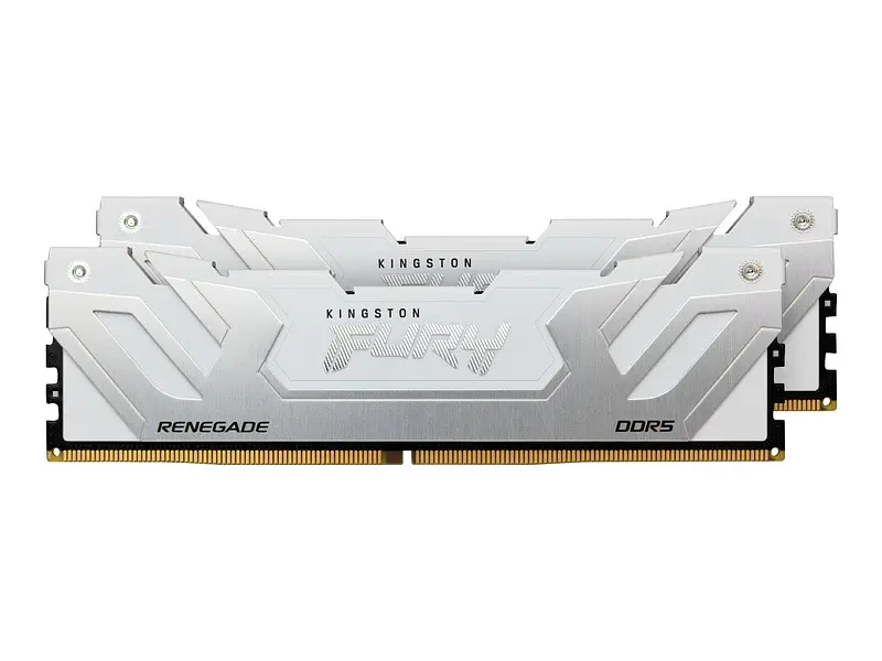Пам'ять для настільних комп'ютерів Kingston FURY 48 GB (2x24GB) DDR5 8400 MHz Renegade White (KF584CU40RWK2-48) - фото 2