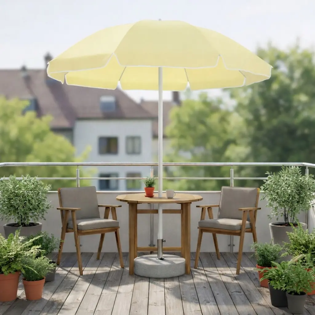 Парасолька садова Jumi Garden 240см бежевий - фото 5
