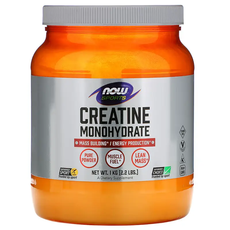 Креатин Now Foods Моногідрат Creatine Powder Pure - 1000г