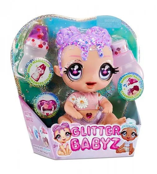 Игровой набор с куклой Glitter Babyz Лилия (574866) - фото 6