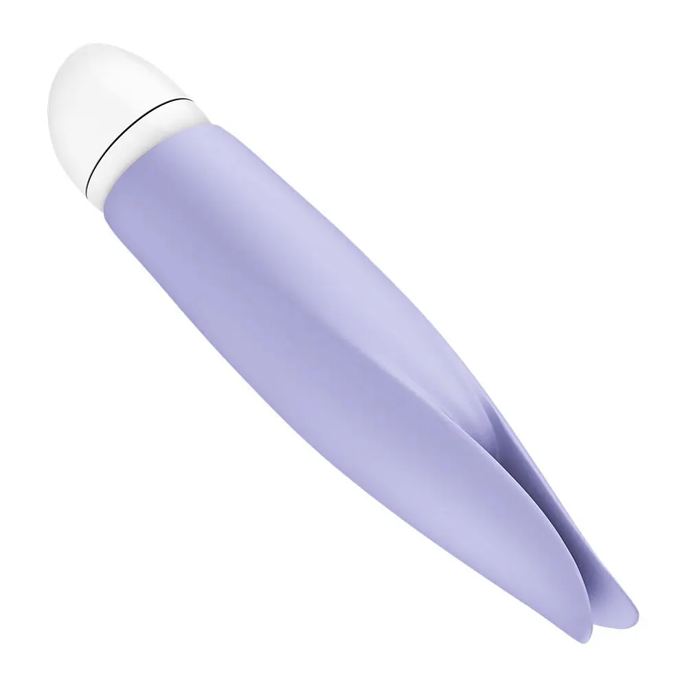 Вібратор з пелюстками Fun Factory VOLITA purple, компактний, дуже тихий, на батарейках - фото 3