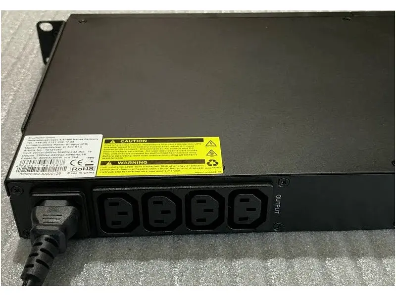 Лінійно-інтерактивний ДБЖ PowerWalker VI 500 R1U (10121047) - фото 3