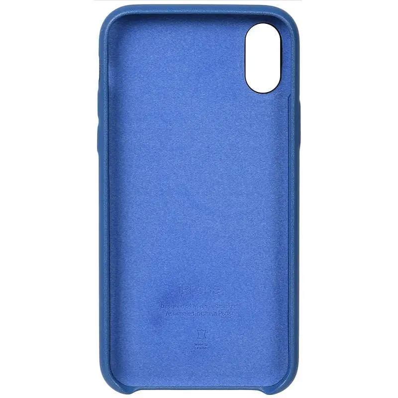 Чохол-накладка Toto Leather Case Apple iPhone X/XS Blue - фото 2