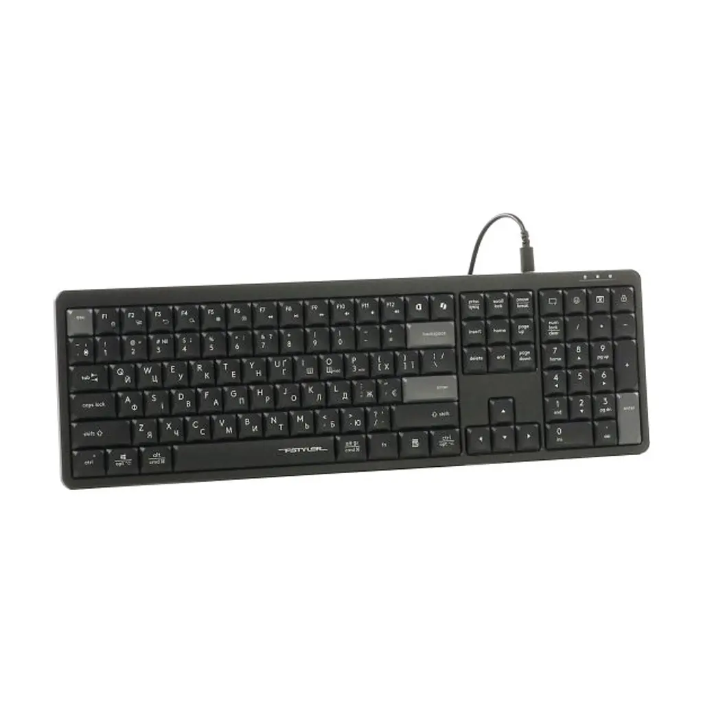 Клавіатура A4Tech FX55 USB UA Black (4711421002417) - фото 2