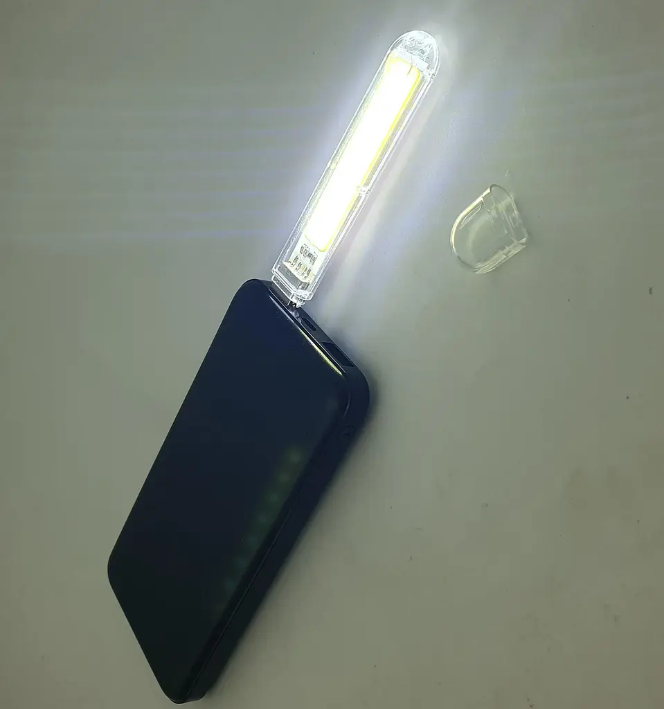 USB підсвічування COB у вигляді флешки брелока для ноутбука повербанка LED лампа світильник 10х2см UKC 0509 - фото 2
