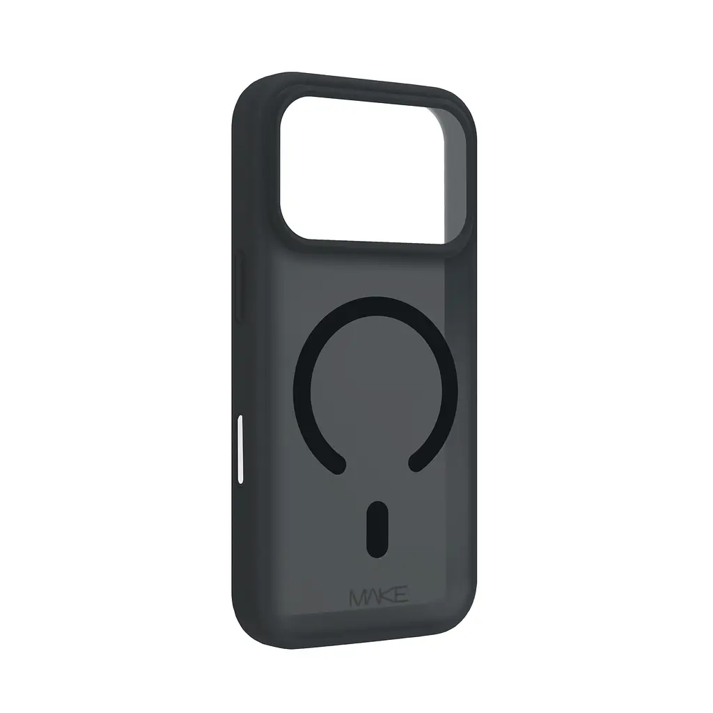 Чохол MAKE Apple iPhone 17 Pro Silicone Aura Magnet Black - фото 5