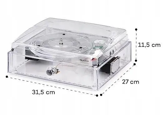 Стереосистема програвач вінілу Auna ClearTech Bluetooth 4.2 (10035573) - фото 5